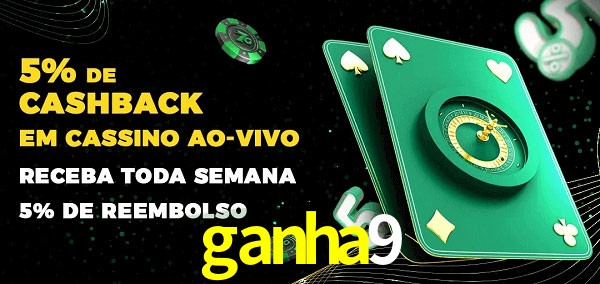 Promoções do cassino ao Vivo ganha9